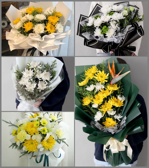 安徽蚌埠市淮上区曹老集镇周郢村白事花束代送
